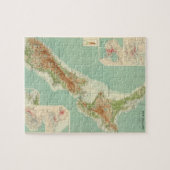 Puzzle Carte Atlas de la Nouvelle-Zélande (Horizontal)