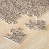 Puzzle Carte Atlas du Michigan (Côté)