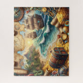 Puzzle Carte au trésor pirate (Vertical)