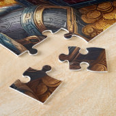 Puzzle Carte au trésor pirate (Côté)