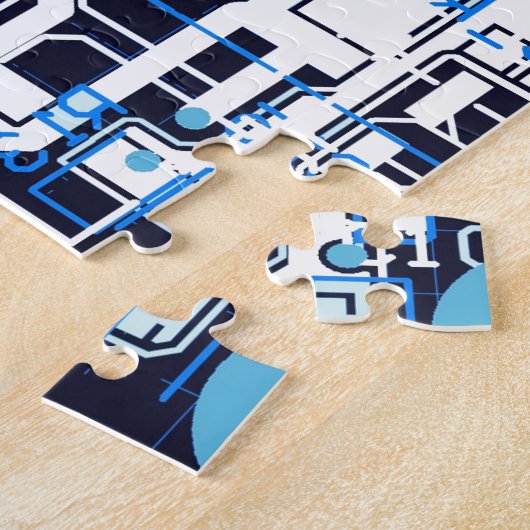 Puzzle Carte bleue (Côté)