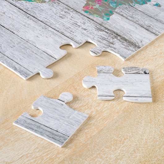 Puzzle Carte Boho II (Côté)