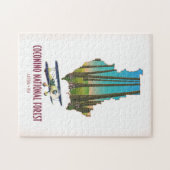 Puzzle Carte Coconino National Forest Arizona USA (Horizontal)