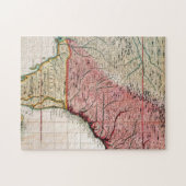 PUZZLE CARTE COLONIALE DE L'AMÉRIQUE, 1733 (Horizontal)