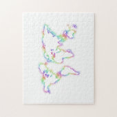 Puzzle Carte colorée du monde (Vertical)