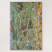 Puzzle Carte d'amusement d'Atlanta (Vertical)