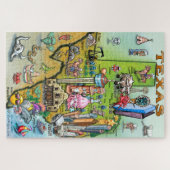 Puzzle Carte d'amusement du Texas (Horizontal)