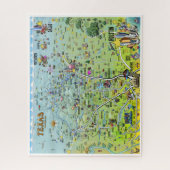 Puzzle Carte d'amusement du Texas (Vertical)