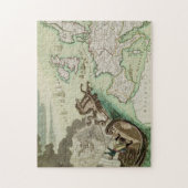 Puzzle Carte d'attaque navale sur l'Angleterre par (Vertical)