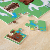 Puzzle Carte de bande dessinée de l'Europe (Côté)