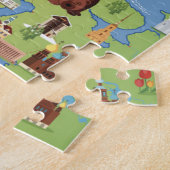 Puzzle Carte de bande dessinée de l'Europe (Côté)