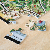 Puzzle Carte de bande dessinée d'Orlando la Floride (Côté)