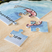 Puzzle Carte de bande dessinée du Texas (Côté)