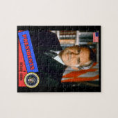 Puzzle Carte de baseball de Richard Nixon (Horizontal)