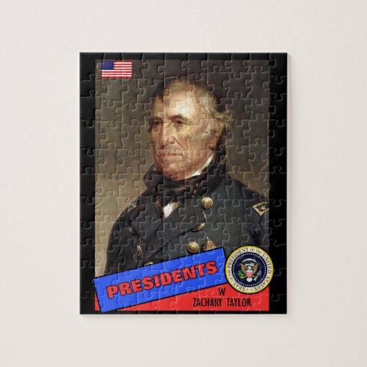 Puzzle Carte de baseball de Zachary Taylor (Vertical)