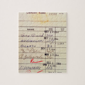 Puzzle Carte de bibliothèque 23322