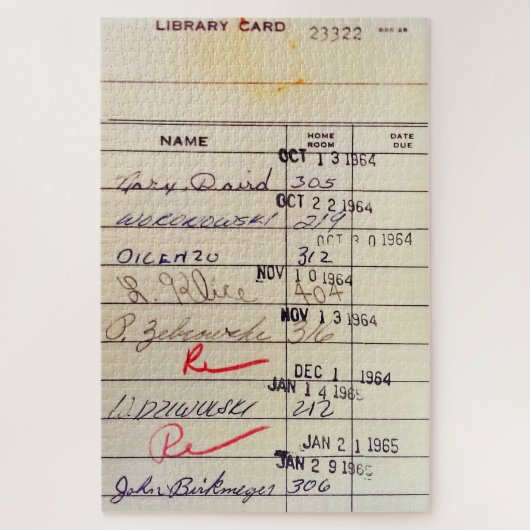 Puzzle Carte de bibliothèque 23322 (Vertical)