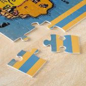 Puzzle Carte de Block Island 11x14 (Côté)