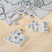 PUZZLE CARTE DE BOSTON-CONCORD, 1775 (Côté)