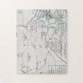 PUZZLE CARTE DE BOSTON-CONCORD, 1775 (Vertical)