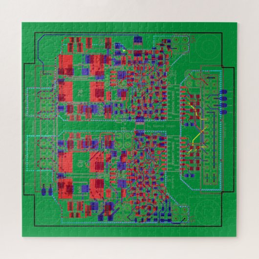 Puzzle Carte de circuit imprimé PCB Platinen-Puzzle Puzzl (Horizontal)