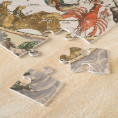 Puzzle Carte de constellation de l'étoile Zodiaque vintag (Côté)