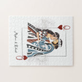 Puzzle Carte de couple King Queen (Horizontal)