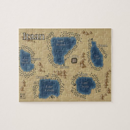 Puzzle Carte de couverture Relkili Sun Itaan (Horizontal)