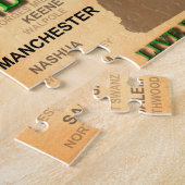 Puzzle Carte de cru du New Hampshire (Côté)