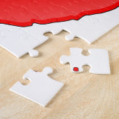 Puzzle Carte de drapeau de Taïwan (Côté)