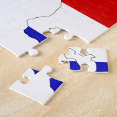 Puzzle Carte de drapeau du Costa Rica (Côté)