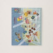 Puzzle Carte de Dumbo Brooklyn New York (Vertical)