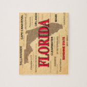 Puzzle Carte de fierté d'état de villes et de villes de (Vertical)