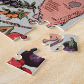 Puzzle Carte de Floride vintage (Côté)
