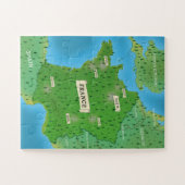 Puzzle Carte De France (Horizontal)