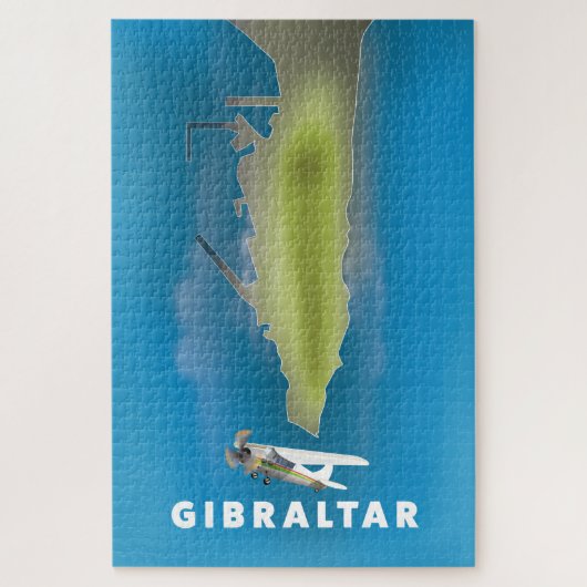 Puzzle Carte de Gibraltar (Vertical)