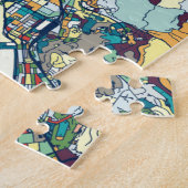 Puzzle Carte de Hong Kong, Chine (Côté)