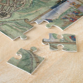 Puzzle Carte de Jérusalem, de 'Civitates Orbis Terrarum (Côté)