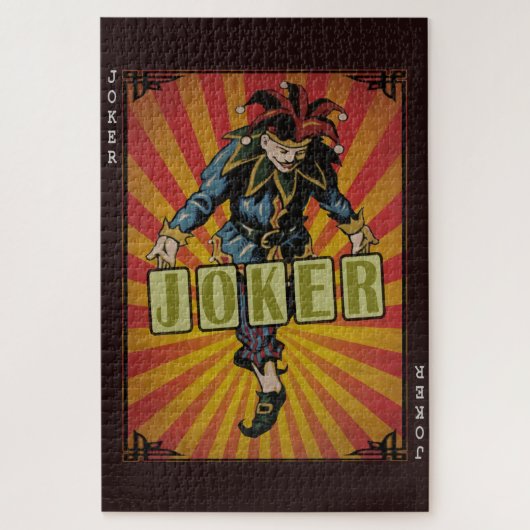 Puzzle Carte de jeu Joker (Vertical)
