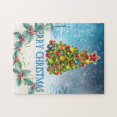 Puzzle Carte de Joyeux Noël (Horizontal)