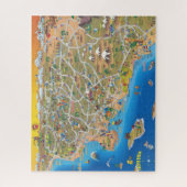 Puzzle Carte de la Californie du Sud (Vertical)