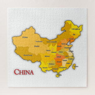 Puzzle Carte de la Chine