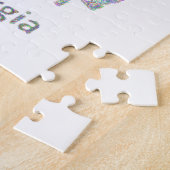 Puzzle Carte de la Géorgie (Côté)