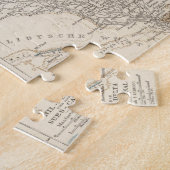 Puzzle Carte de la Méditerranée orientale (Côté)