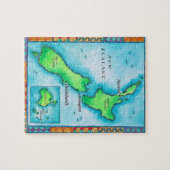 Puzzle Carte de la Nouvelle-Zélande (Horizontal)