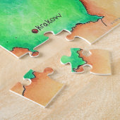 Puzzle Carte de la Pologne (Côté)