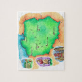 Puzzle Carte de la Pologne (Vertical)