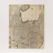 Puzzle Carte de la région de Venise, Italie (Vertical)