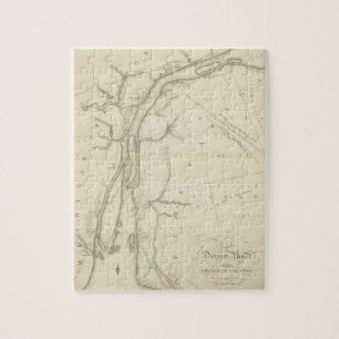 Puzzle Carte de la rivière Detroit