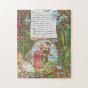Puzzle Carte de la Saint-Valentin Quirky Funky Rétro, Kat